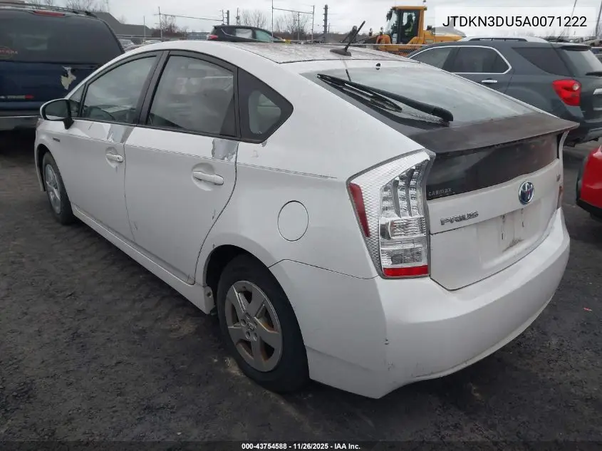 JTDKN3DU5A0071222 2010 Toyota Prius Iii