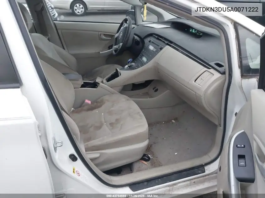 JTDKN3DU5A0071222 2010 Toyota Prius Iii