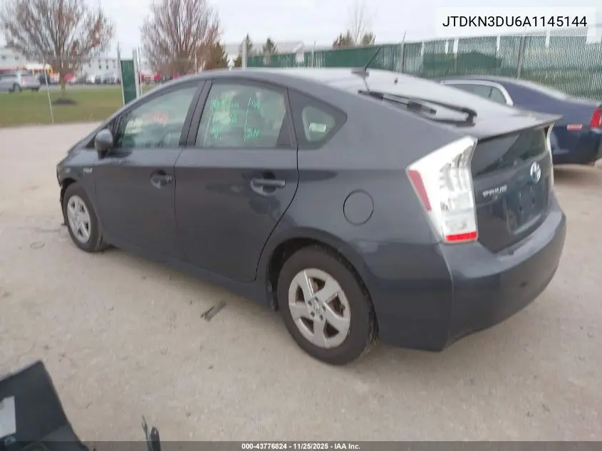 JTDKN3DU6A1145144 2010 Toyota Prius Ii