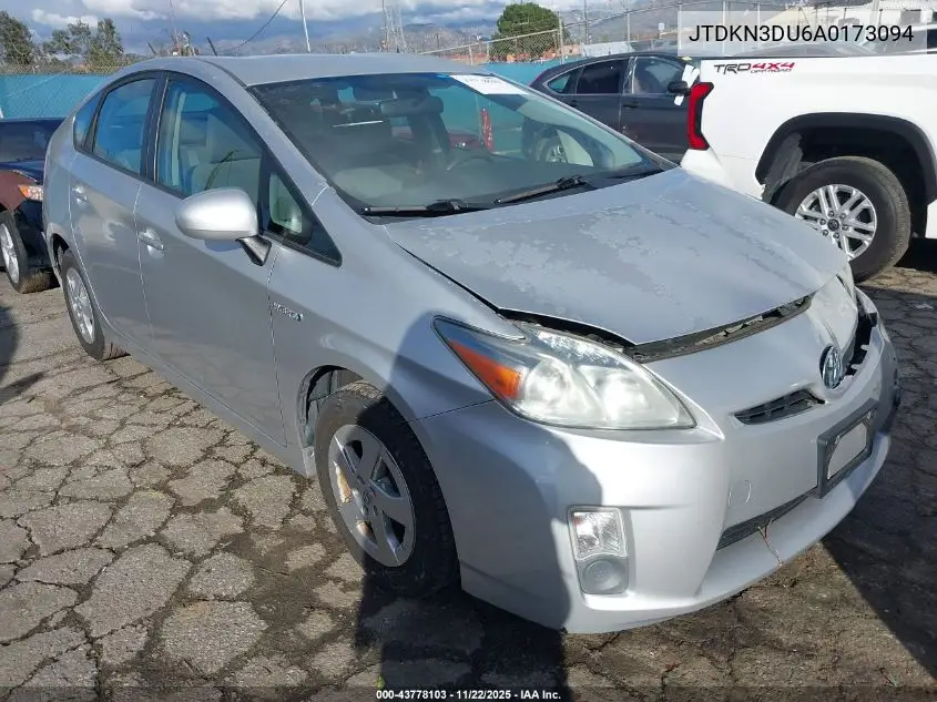 JTDKN3DU6A0173094 2010 Toyota Prius Ii