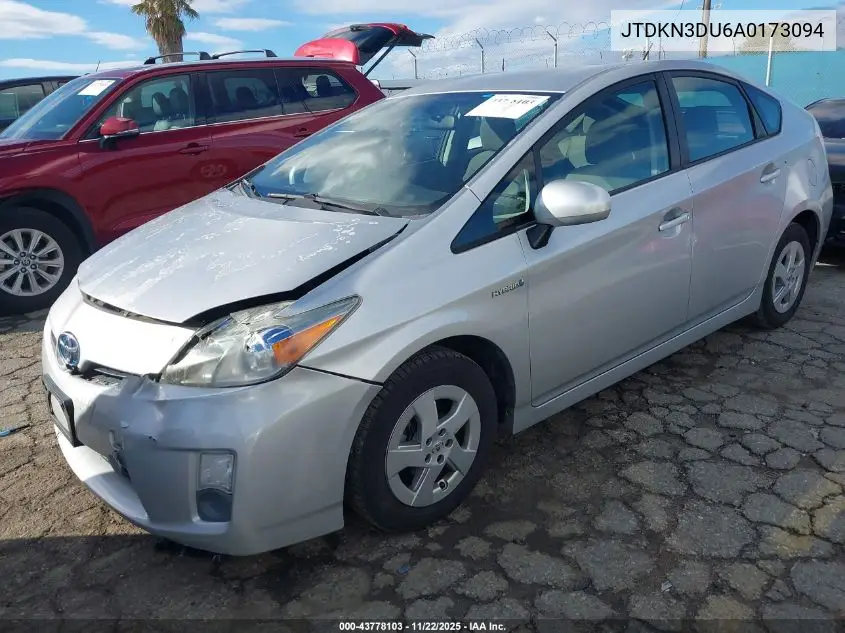 JTDKN3DU6A0173094 2010 Toyota Prius Ii