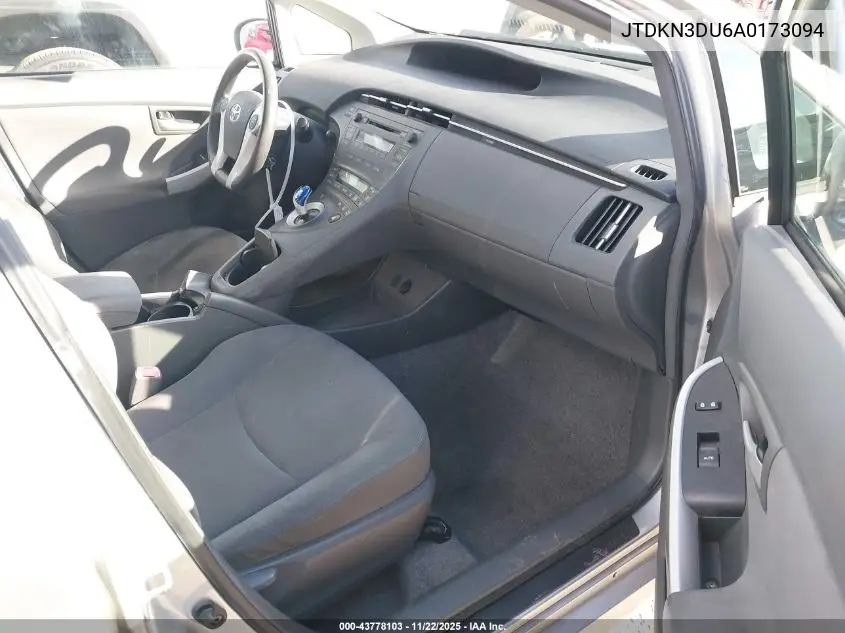 JTDKN3DU6A0173094 2010 Toyota Prius Ii