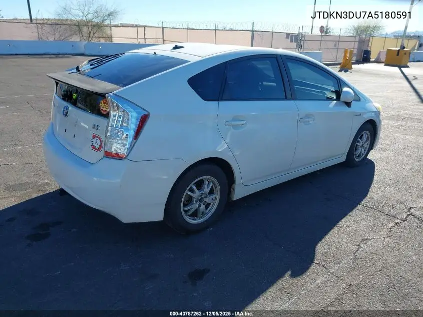 JTDKN3DU7A5180591 2010 Toyota Prius Ii