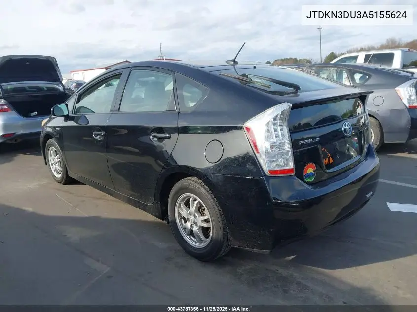 JTDKN3DU3A5155624 2010 Toyota Prius Iii