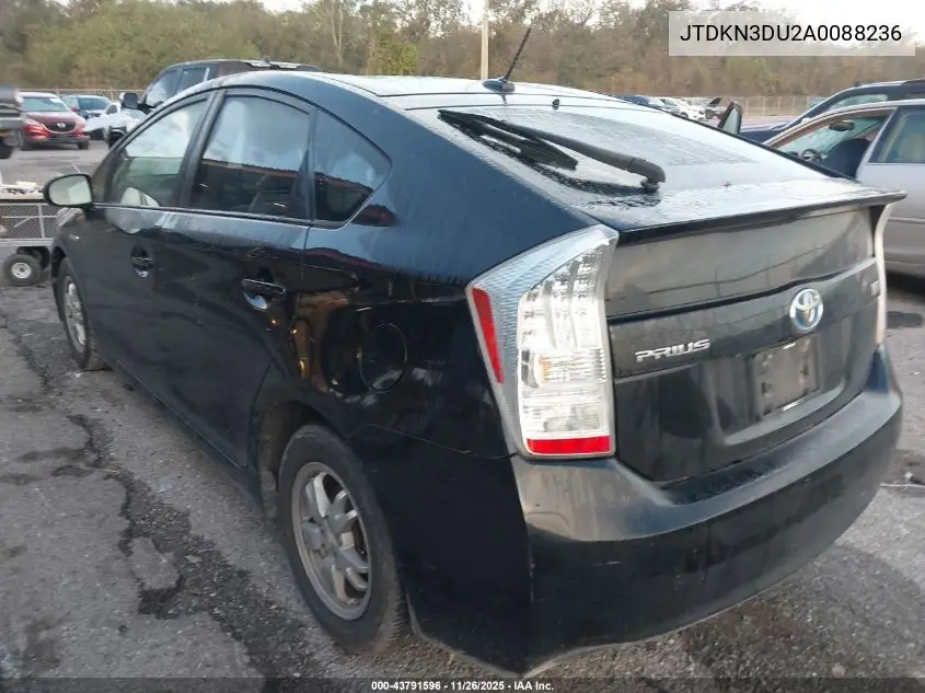 JTDKN3DU2A0088236 2010 Toyota Prius Iii