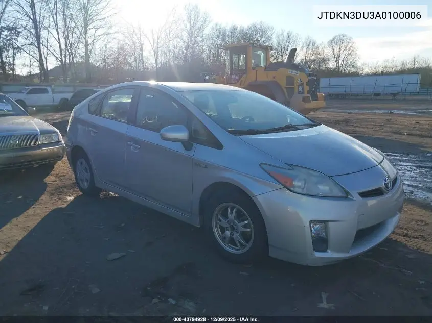 JTDKN3DU3A0100006 2010 Toyota Prius Iii