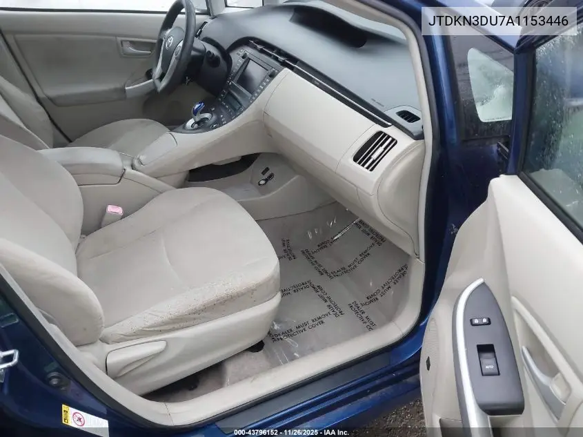 JTDKN3DU7A1153446 2010 Toyota Prius Iii