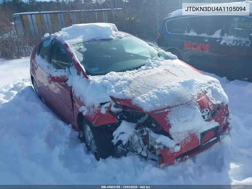 JTDKN3DU4A1105094 2010 Toyota Prius Iv