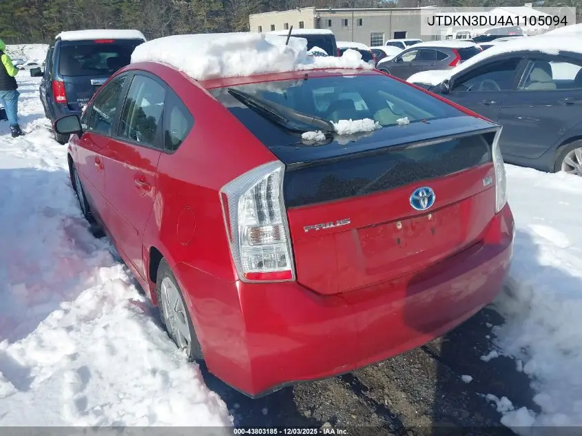 JTDKN3DU4A1105094 2010 Toyota Prius Iv