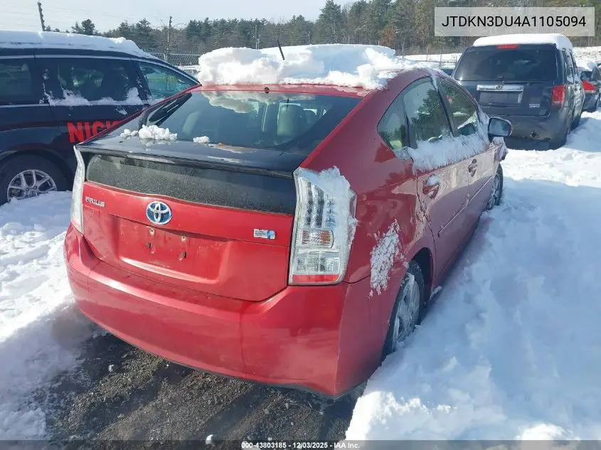 JTDKN3DU4A1105094 2010 Toyota Prius Iv