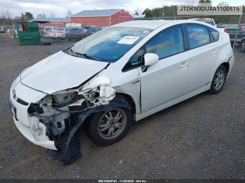 JTDKN3DUXA1100515 2010 Toyota Prius Iv