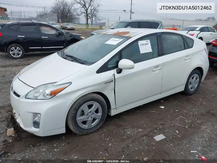 JTDKN3DU1A5012462 2010 Toyota Prius Iii