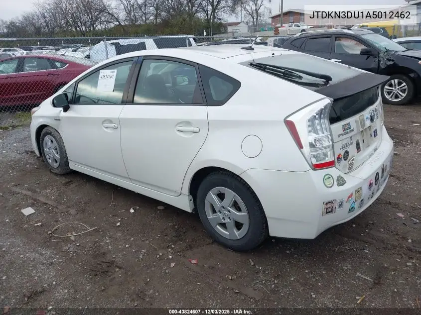 JTDKN3DU1A5012462 2010 Toyota Prius Iii
