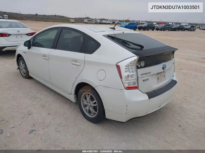 JTDKN3DU7A1003501 2010 Toyota Prius Iv