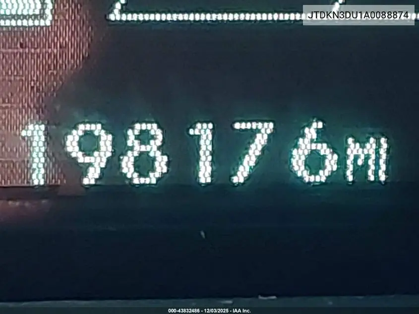 JTDKN3DU1A0088874 2010 Toyota Prius Iii