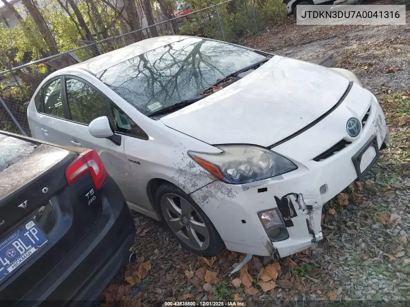 JTDKN3DU7A0041316 2010 Toyota Prius