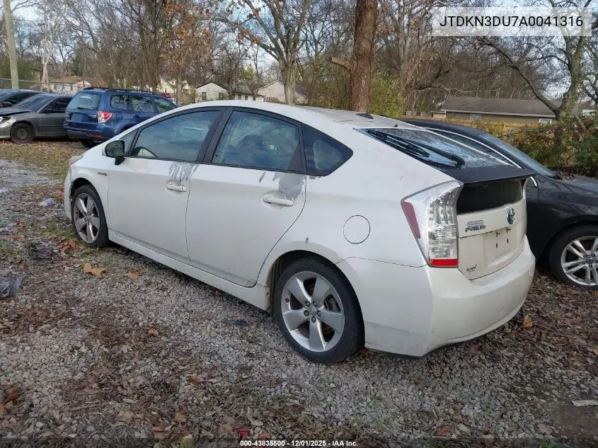 JTDKN3DU7A0041316 2010 Toyota Prius