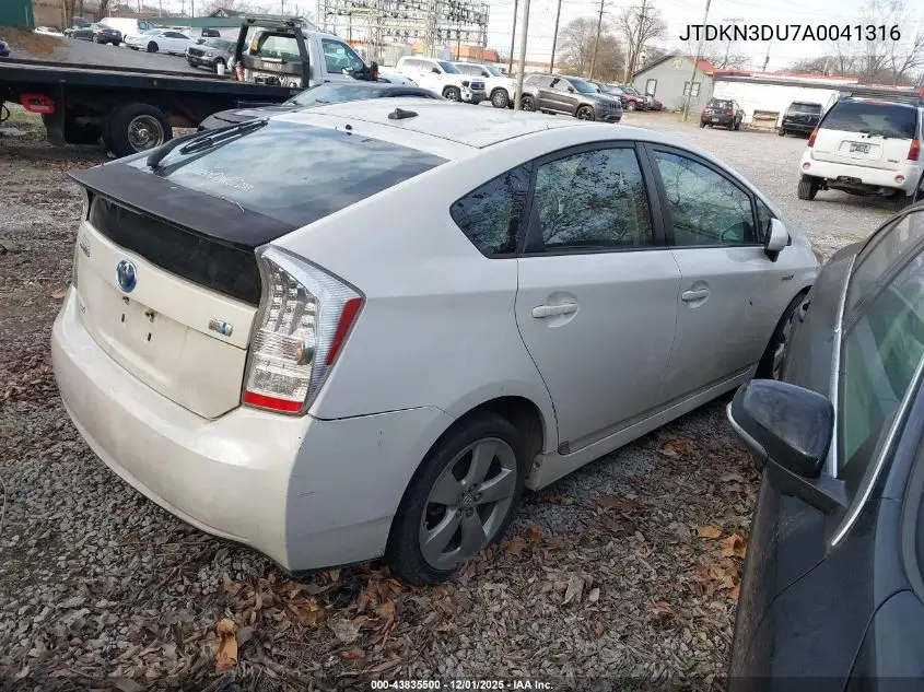 JTDKN3DU7A0041316 2010 Toyota Prius
