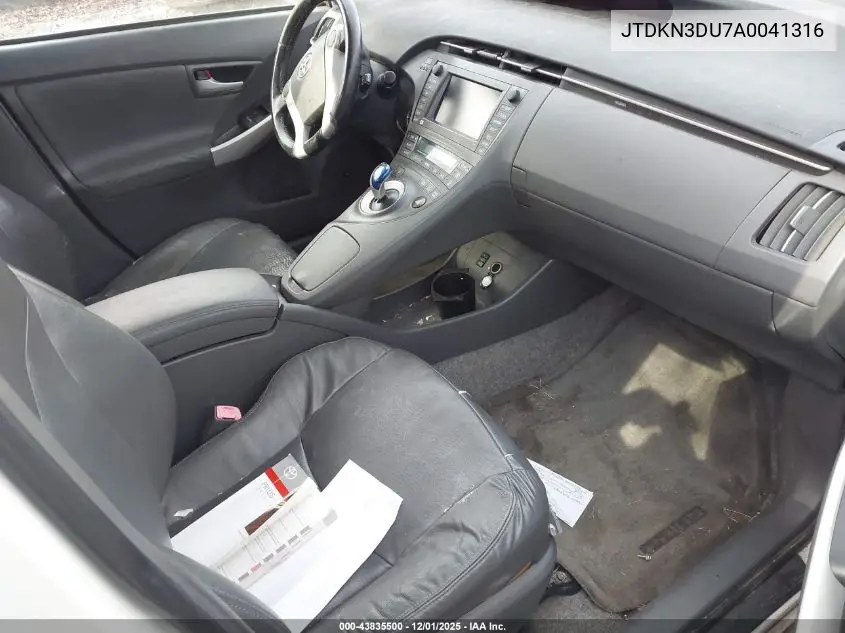 JTDKN3DU7A0041316 2010 Toyota Prius