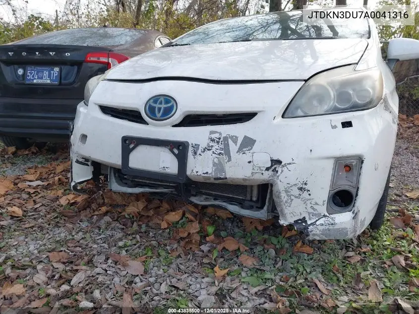 JTDKN3DU7A0041316 2010 Toyota Prius
