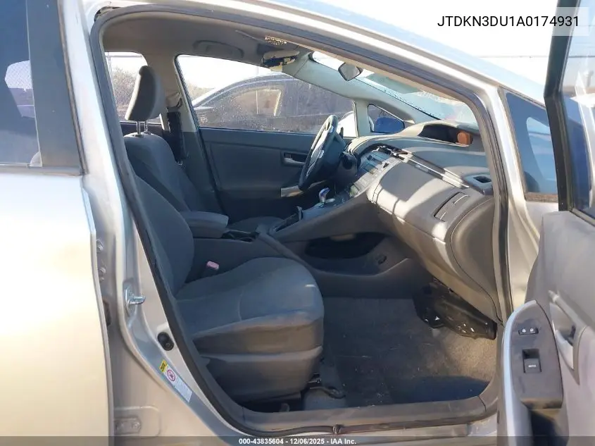JTDKN3DU1A0174931 2010 Toyota Prius