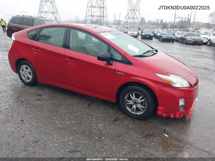 JTDKN3DU0A0022025 2010 Toyota Prius Iii