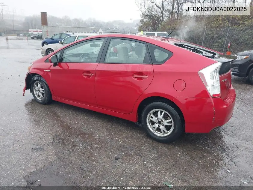 JTDKN3DU0A0022025 2010 Toyota Prius Iii