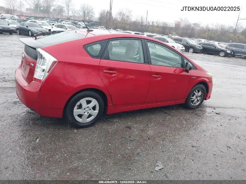 JTDKN3DU0A0022025 2010 Toyota Prius Iii