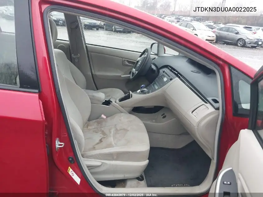 JTDKN3DU0A0022025 2010 Toyota Prius Iii