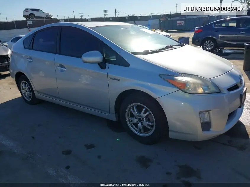 JTDKN3DU6A0082407 2010 Toyota Prius Ii