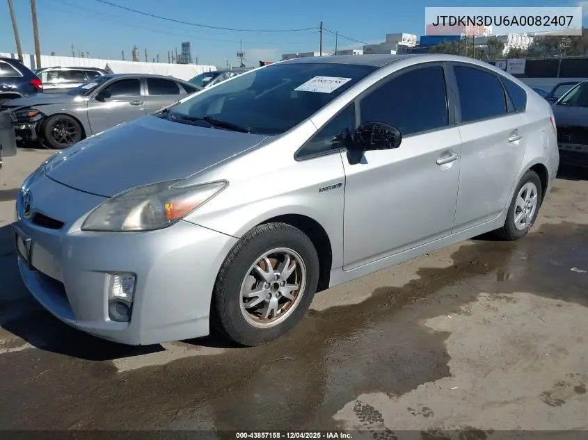 JTDKN3DU6A0082407 2010 Toyota Prius Ii