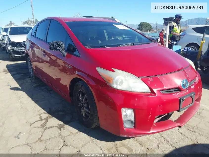 JTDKN3DU9A0069781 2010 Toyota Prius Ii