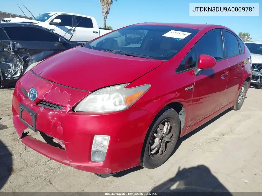 JTDKN3DU9A0069781 2010 Toyota Prius Ii