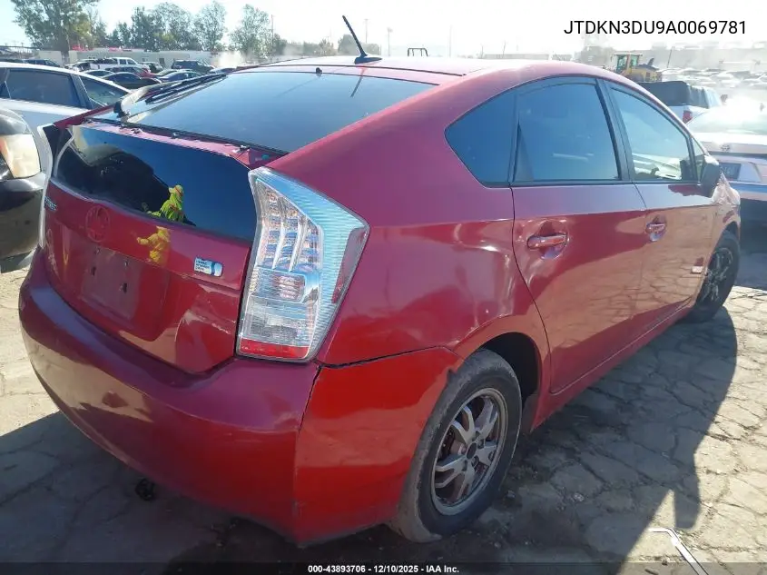 JTDKN3DU9A0069781 2010 Toyota Prius Ii