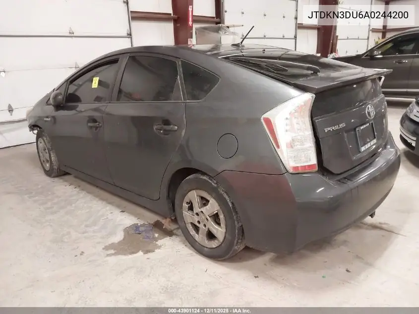JTDKN3DU6A0244200 2010 Toyota Prius Ii