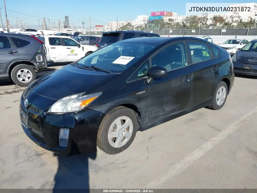 JTDKN3DU1A0231872 2010 Toyota Prius Ii