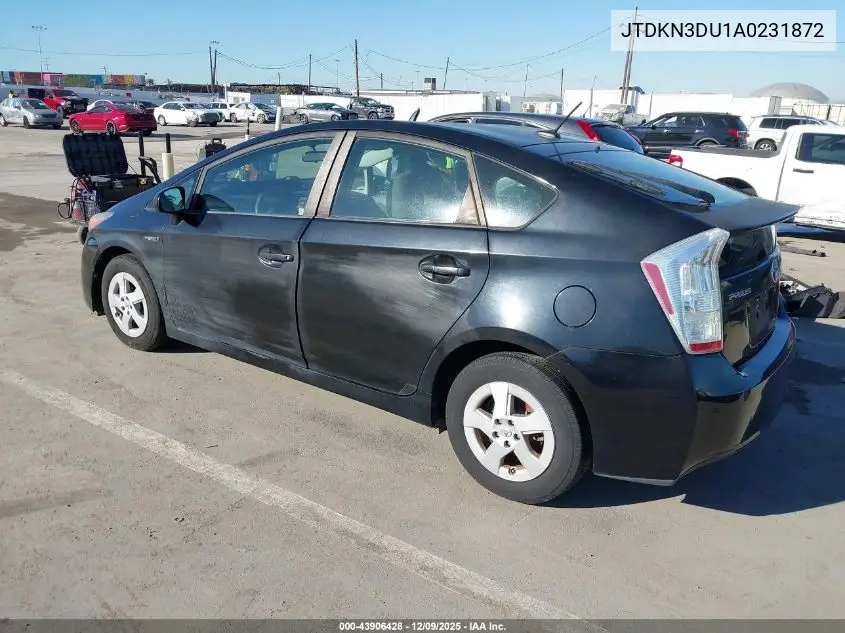 JTDKN3DU1A0231872 2010 Toyota Prius Ii