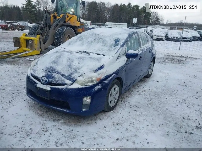 JTDKN3DU2A0151254 2010 Toyota Prius Iii
