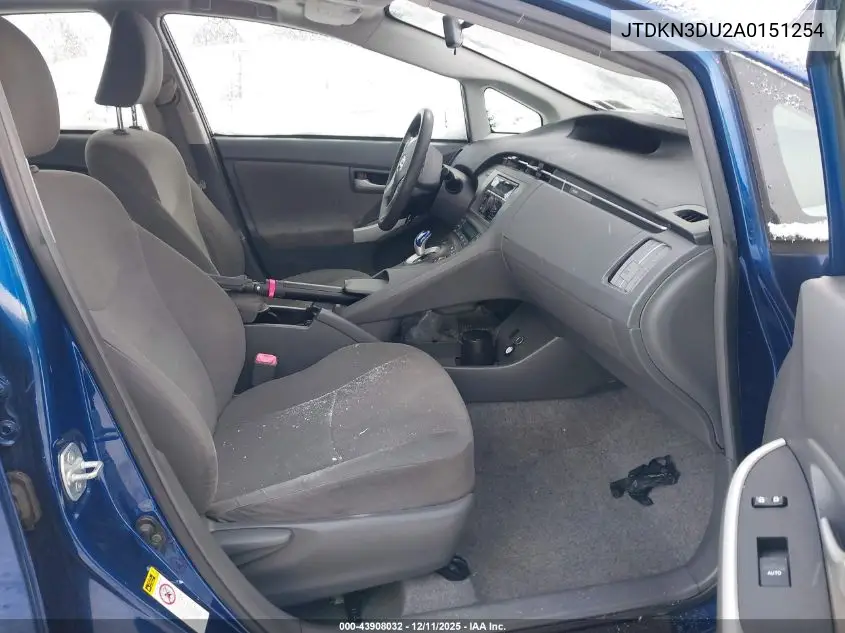 JTDKN3DU2A0151254 2010 Toyota Prius Iii