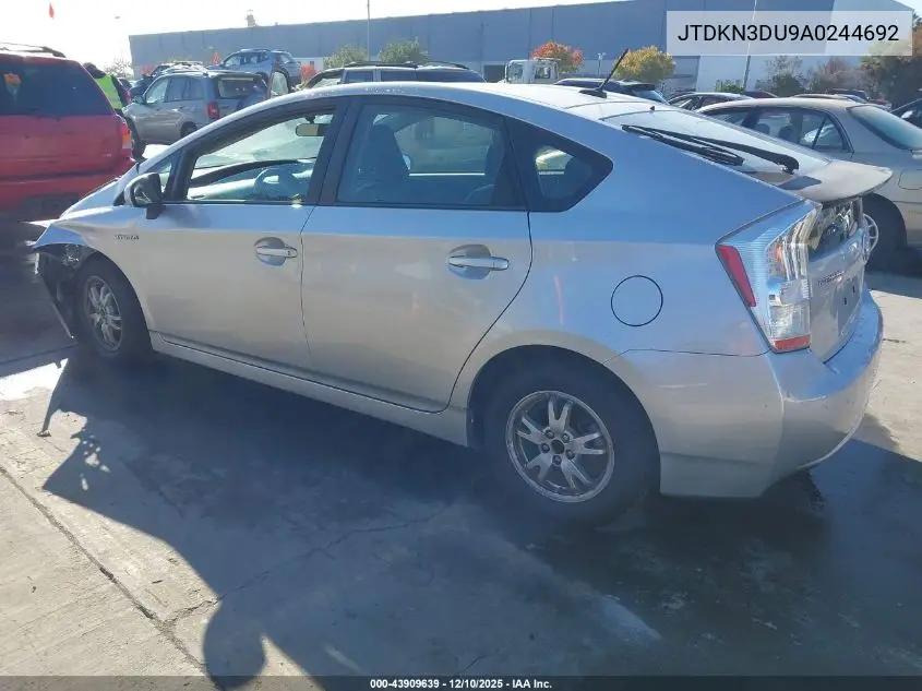 JTDKN3DU9A0244692 2010 Toyota Prius Iii