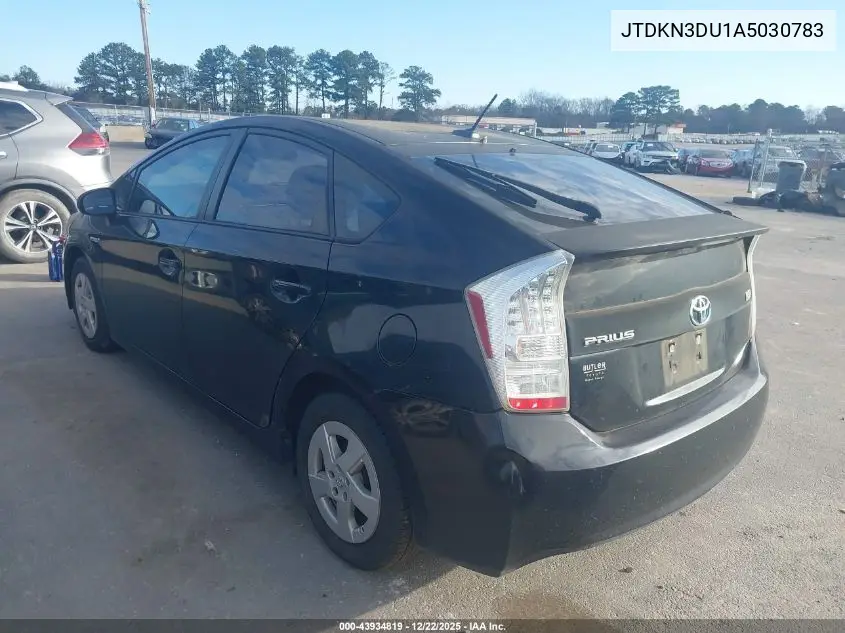 JTDKN3DU1A5030783 2010 Toyota Prius Ii