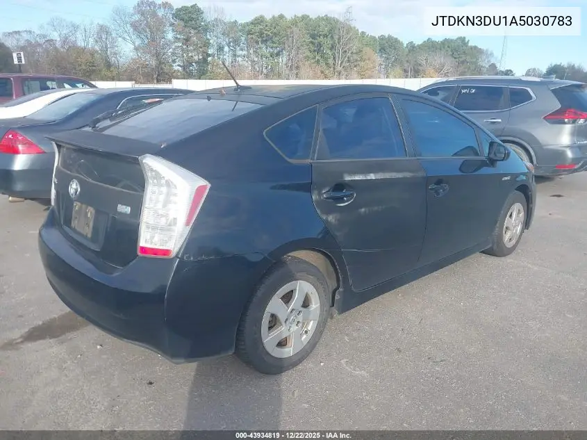 JTDKN3DU1A5030783 2010 Toyota Prius Ii