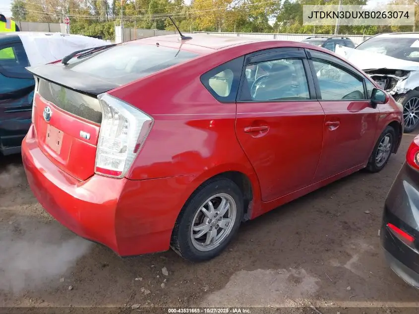 JTDKN3DUXB0263074 2011 Toyota Prius Two
