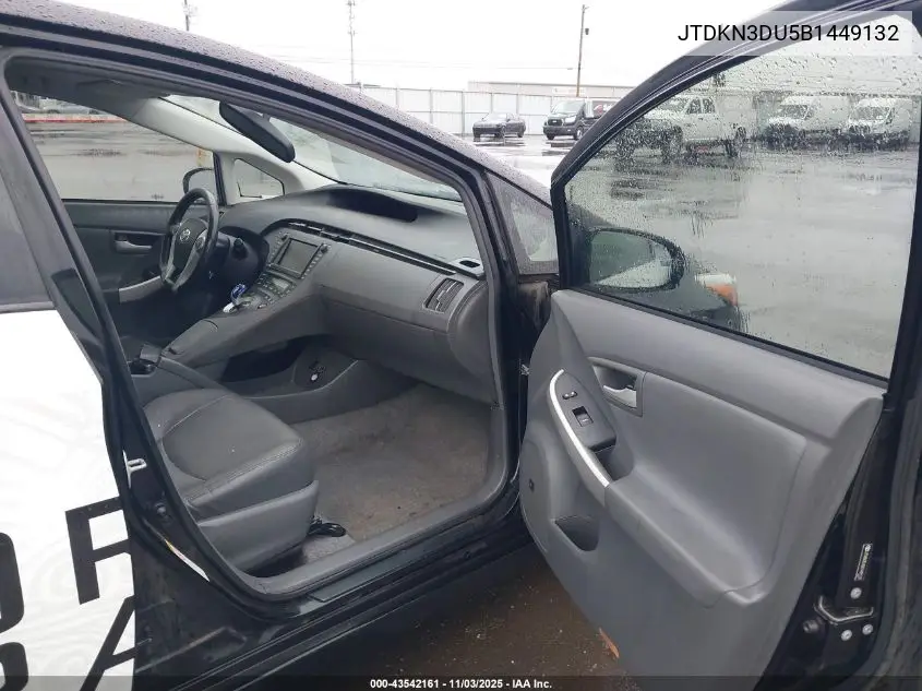 JTDKN3DU5B1449132 2011 Toyota Prius Five