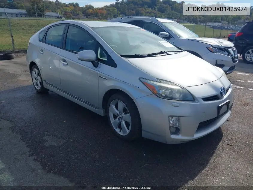JTDKN3DUXB1425974 2011 Toyota Prius Five