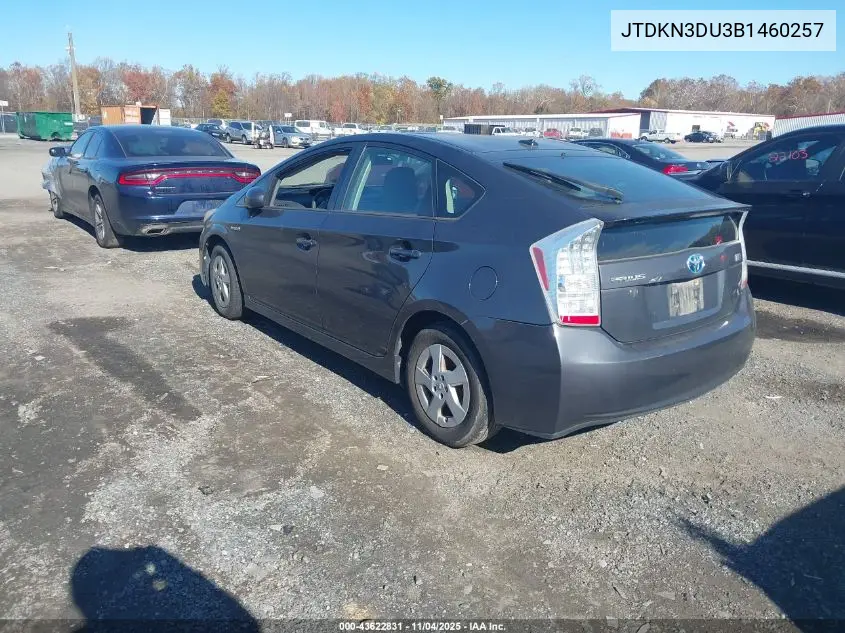 JTDKN3DU3B1460257 2011 Toyota Prius Three
