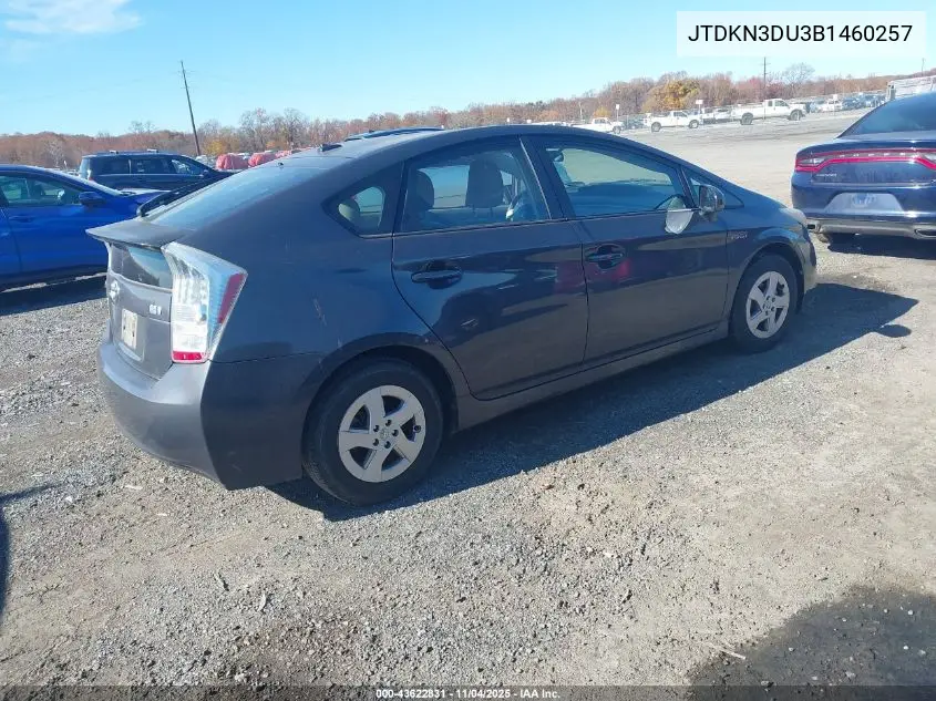 JTDKN3DU3B1460257 2011 Toyota Prius Three