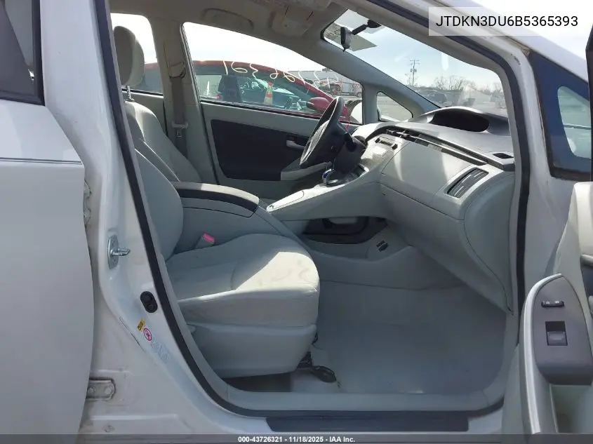 JTDKN3DU6B5365393 2011 Toyota Prius Two