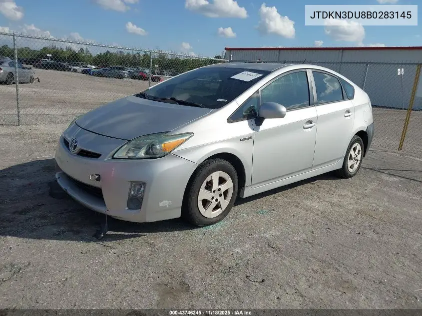 JTDKN3DU8B0283145 2011 Toyota Prius Two