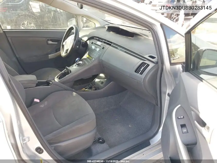 JTDKN3DU8B0283145 2011 Toyota Prius Two